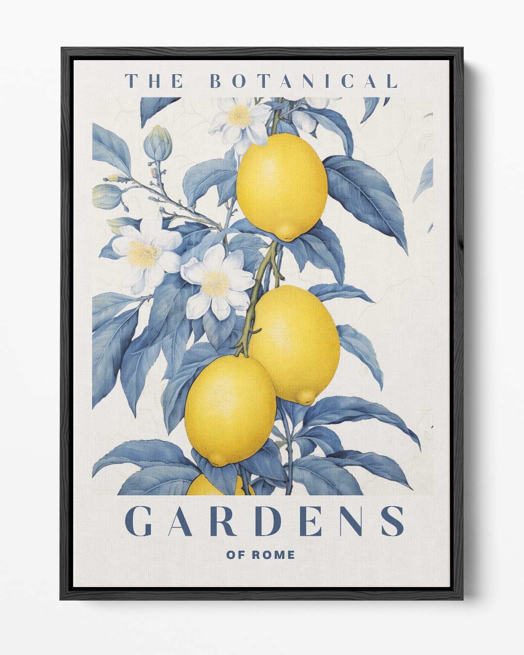 Botanische Tuinen van Rome Poster – portret kunstwerk als wanddecoratie