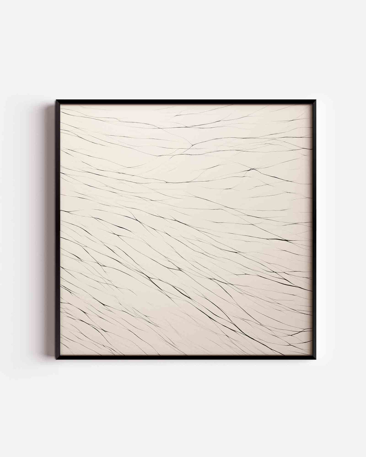 Lijnenpatroon – abstracte vierkante poster als wanddecoratie
