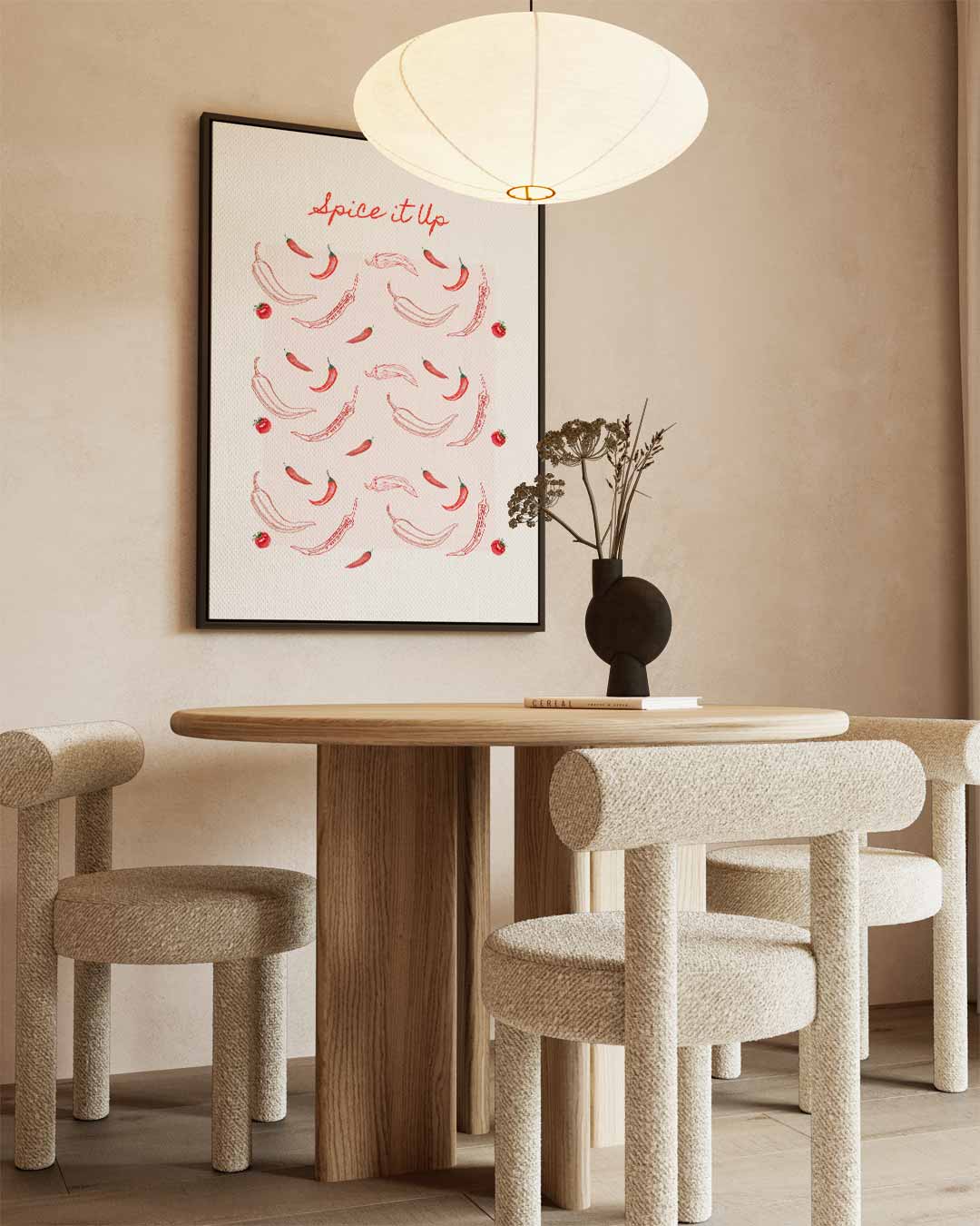Spice It Up Poster – canvas wanddecoratie in portret formaat