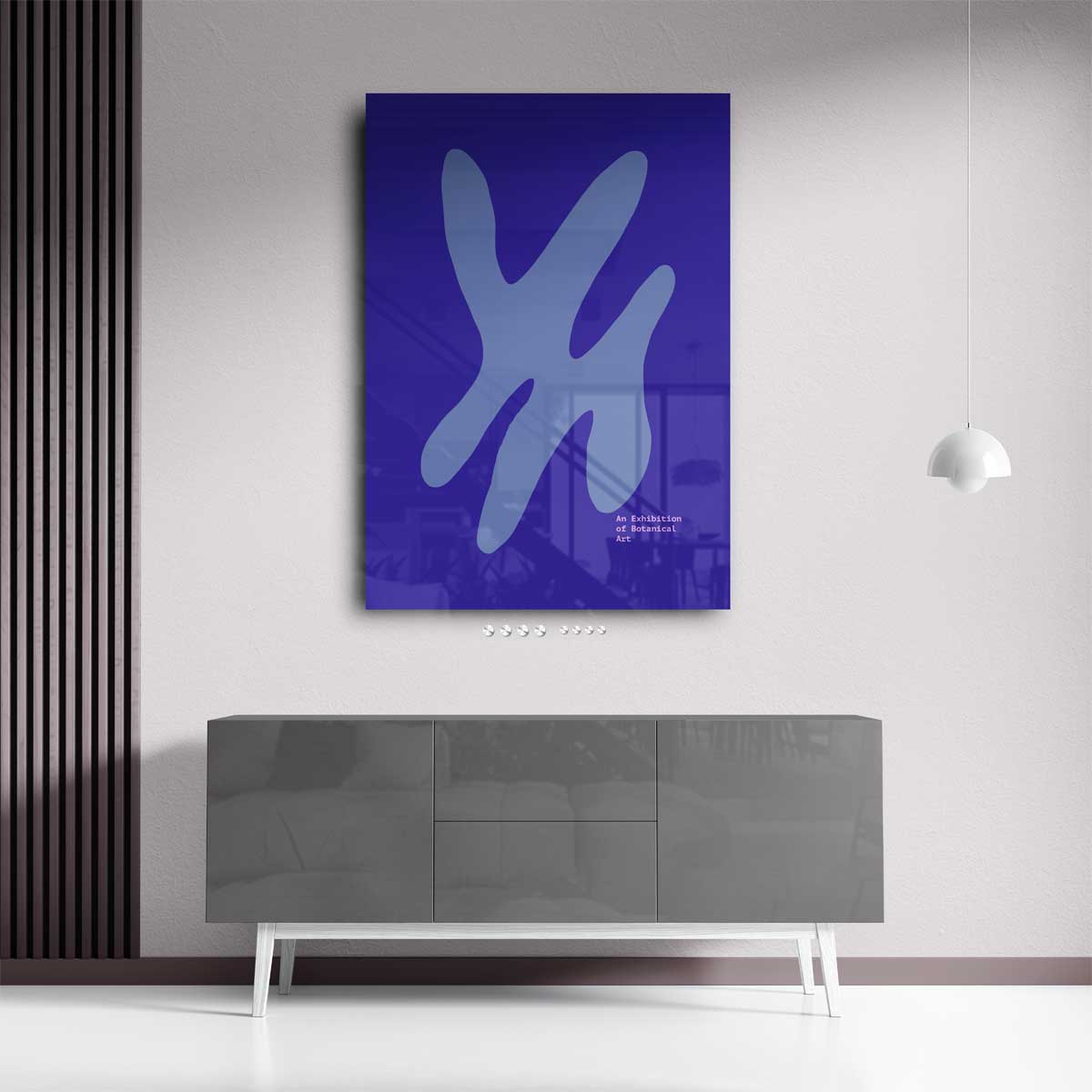 Abstracte Botanische Expressie – portret kunstwerk als wanddecoratie, afbeelding 13