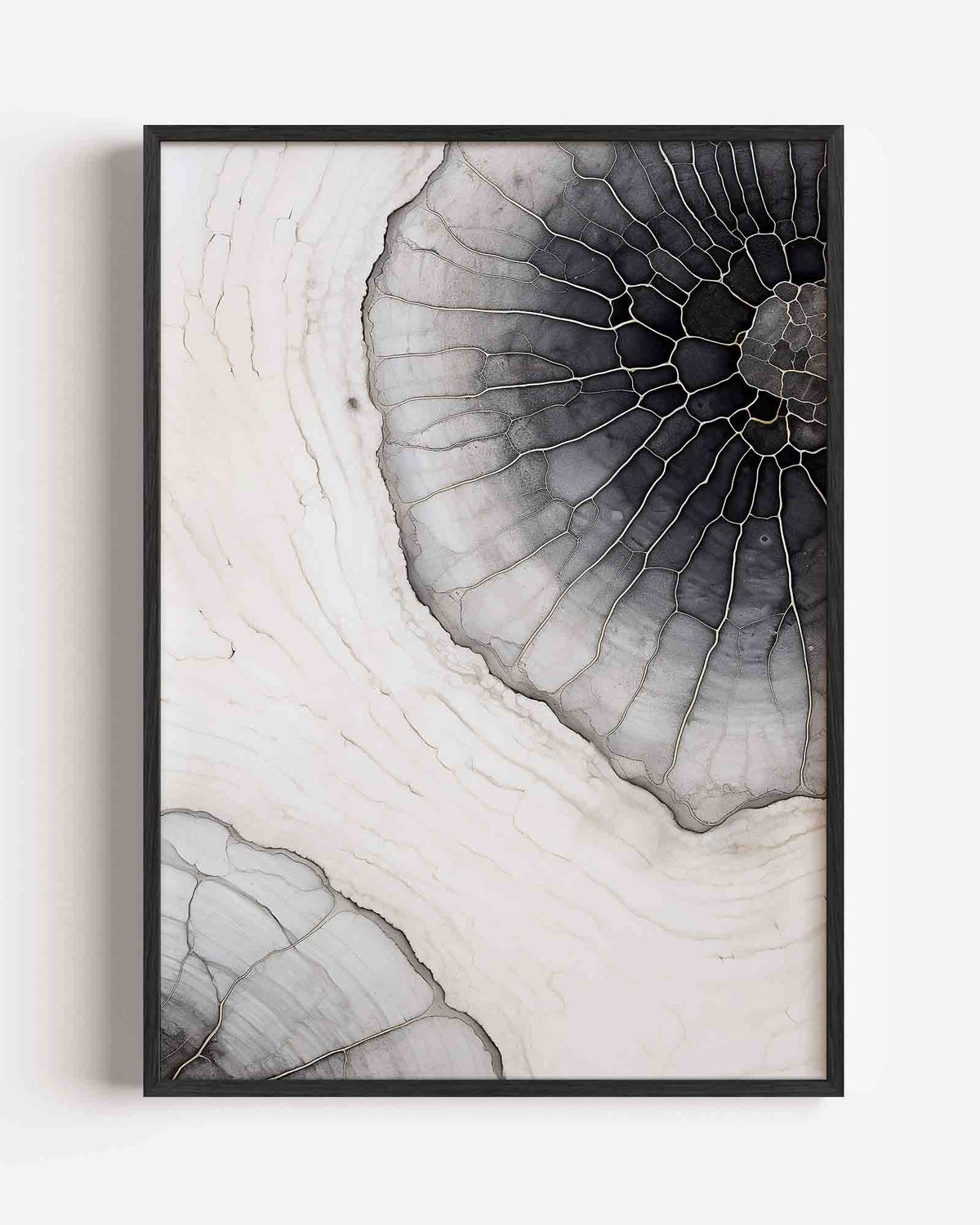 Abstracte cirkelvormen – zacht abstracte portret poster als wanddecoratie