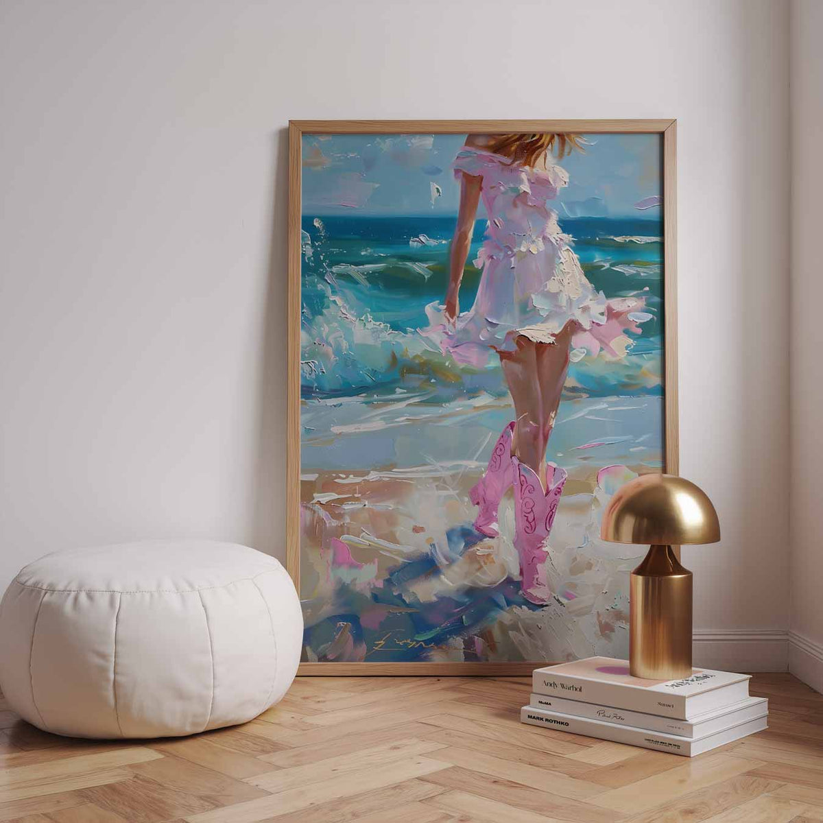 Zomerse Oceaandromen – urban poster in staand formaat
