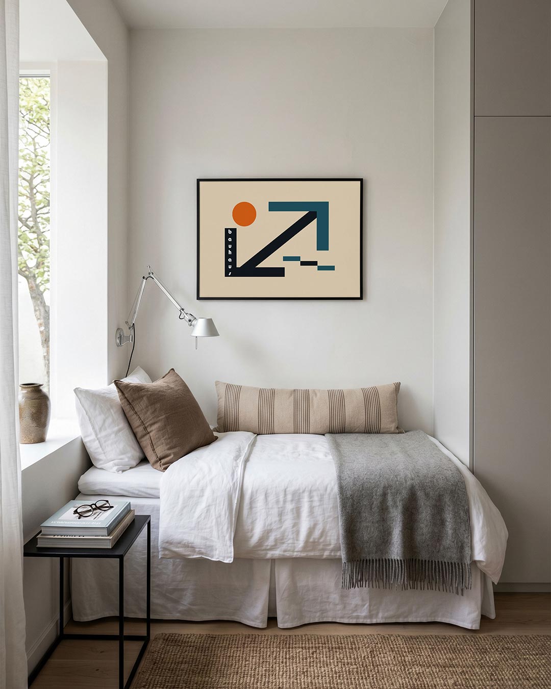 Vorm en balans – moderne Bauhaus wandkunst als poster