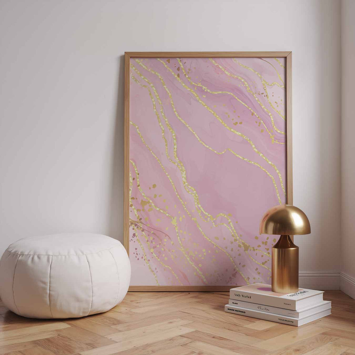 Luxe Marmer Effect – urban poster in staand formaat
