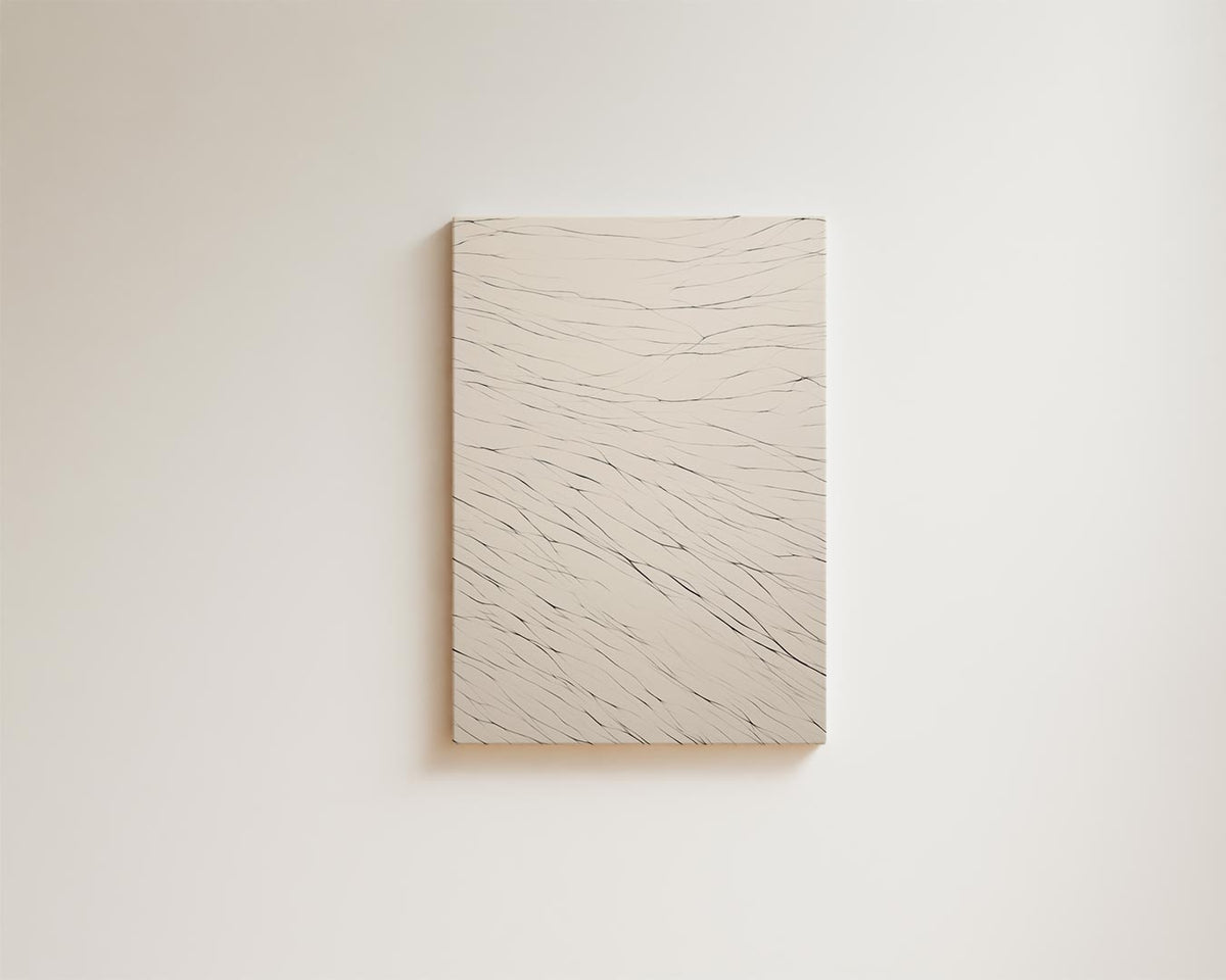 Dans van de Wind – kunstwerk met zwarte baklijst