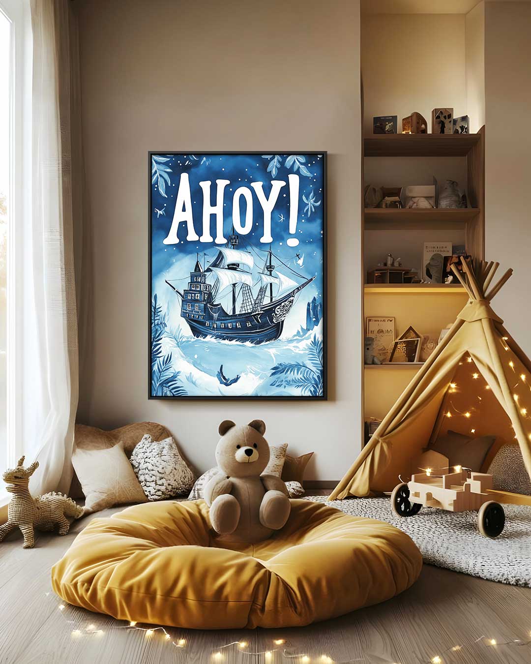 Ahoy Zeilavontuur – staand kunstwerk voor modern interieur