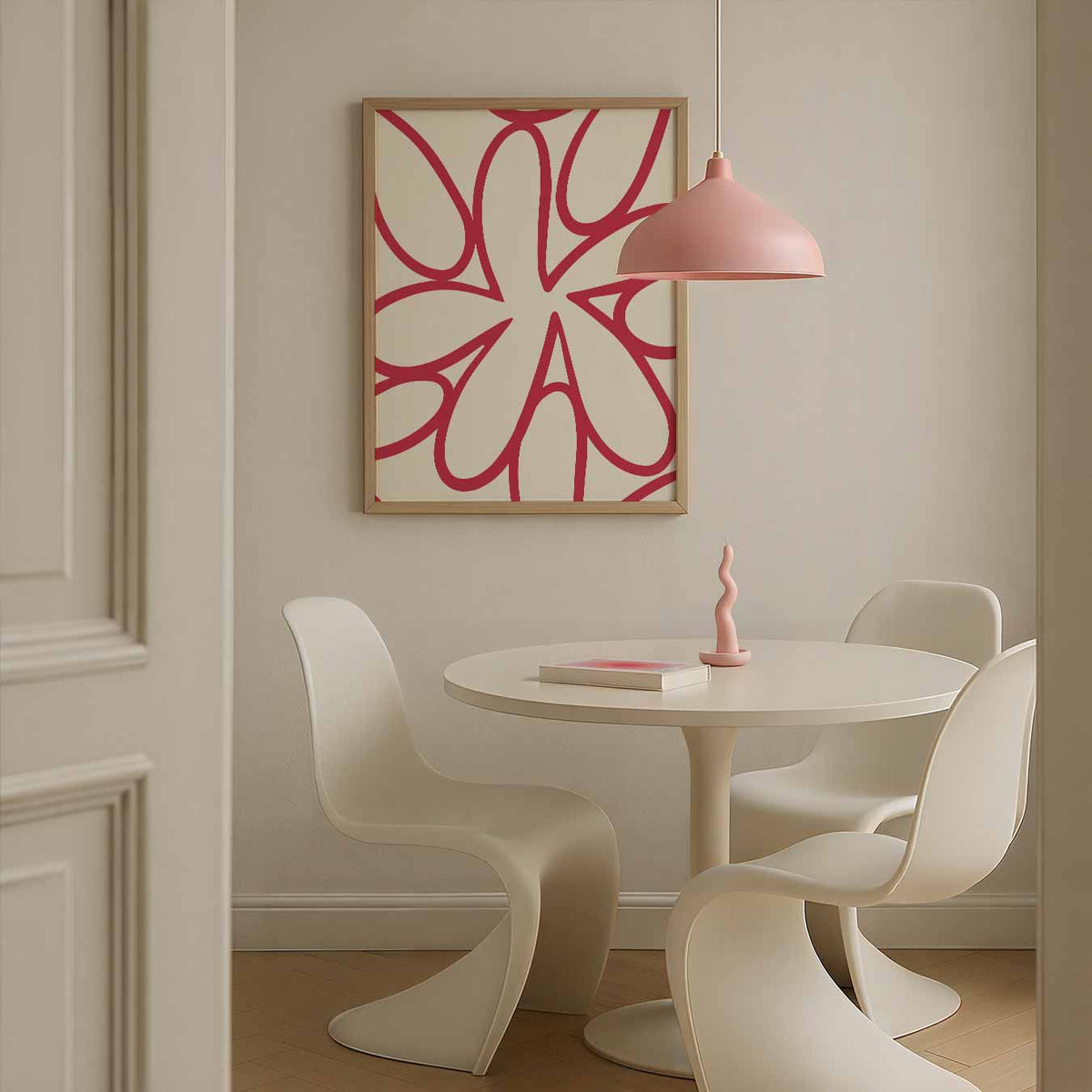 Bloemige Vibes – bloemen poster in staand formaat
