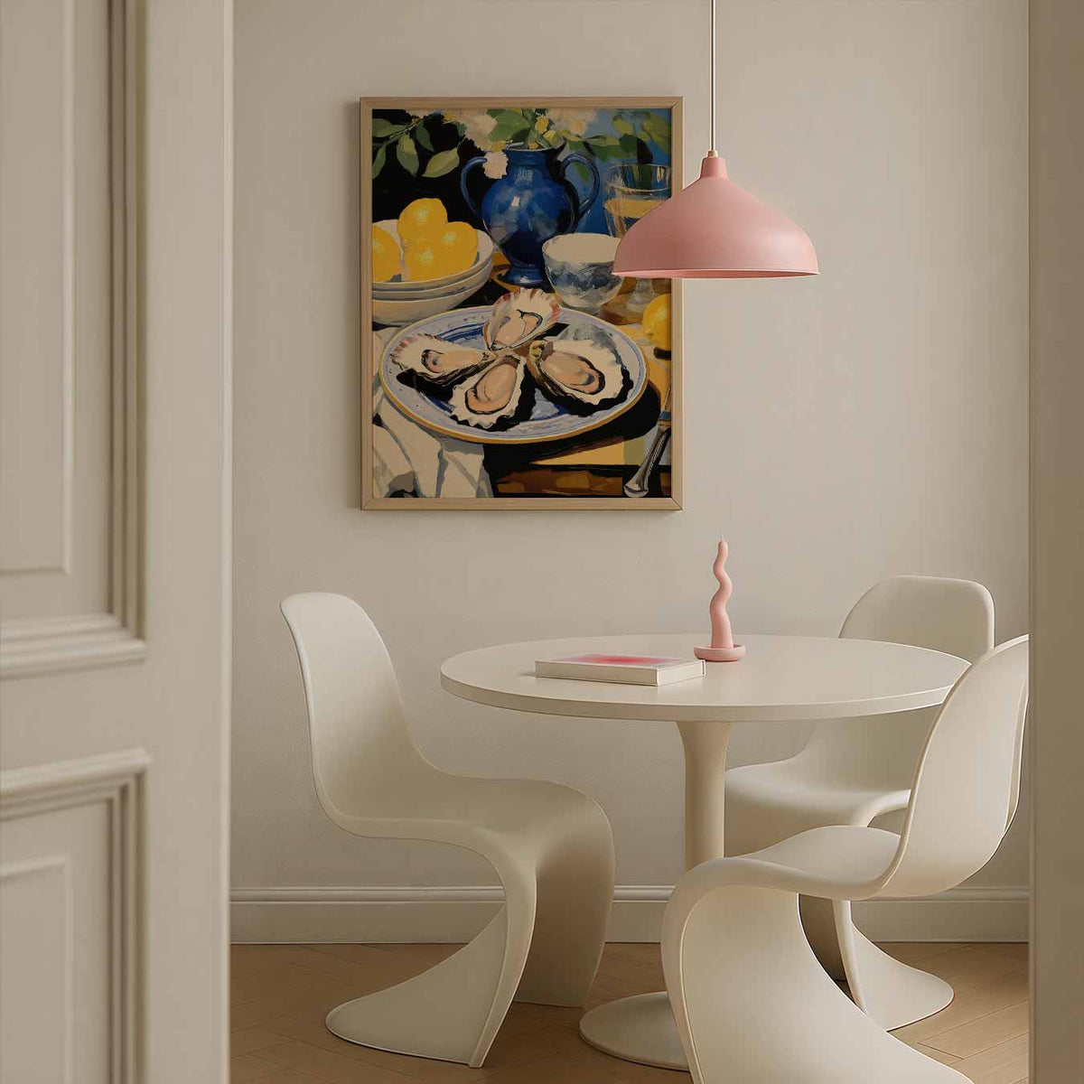 Elegante Stilleven – culinaire wandkunst als portret poster