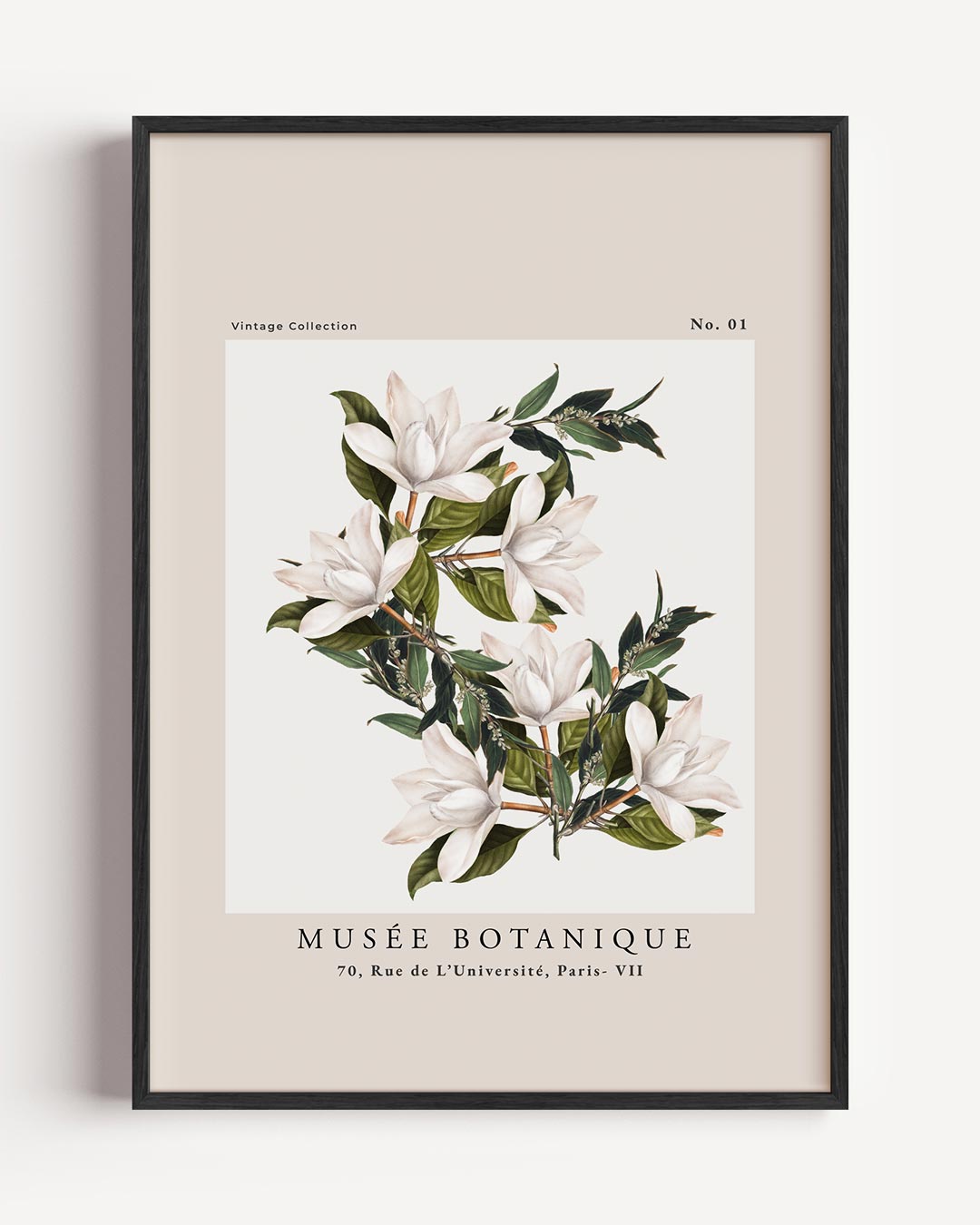 Vintage Botanische Bloemenposter – botanische portret poster als wanddecoratie