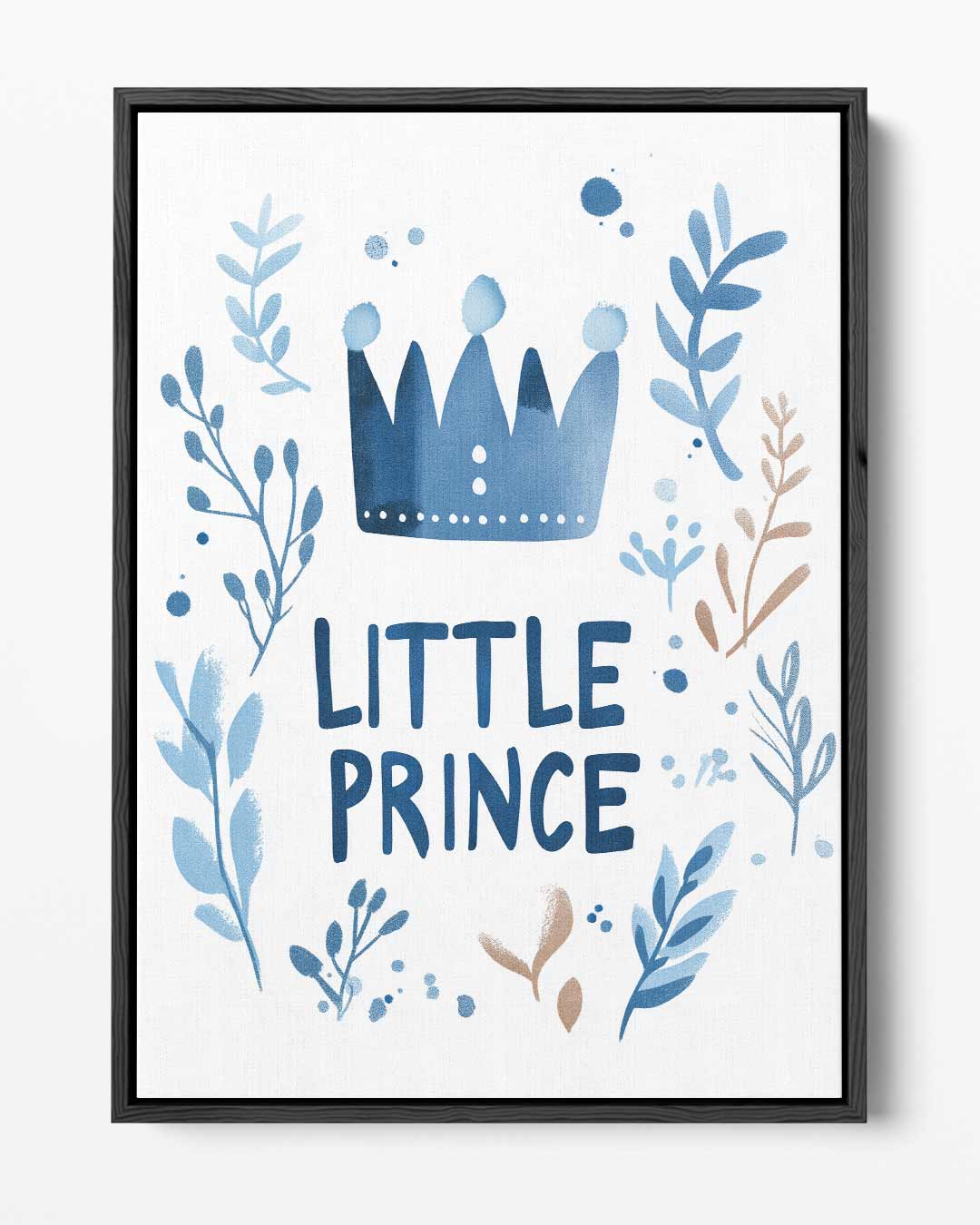 Kleine Prins Kroon Illustratie – portret kunstwerk als wanddecoratie