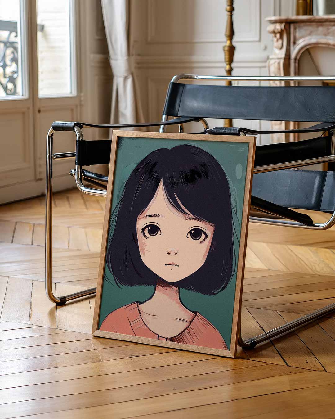Mystieke Meisjeskracht – urban poster in staand formaat