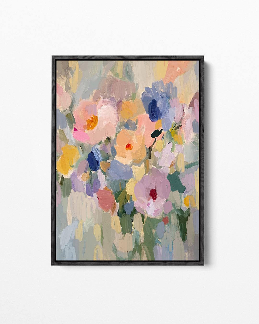 Kleurrijke bloemenpracht – staand wanddecoratie kunstwerk