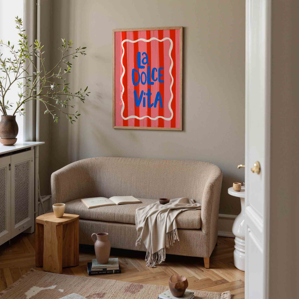 La dolce vita – rustige poster in staand formaat