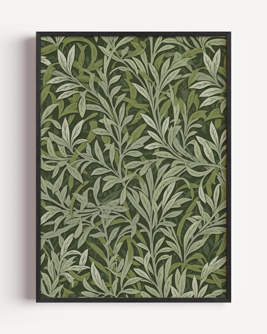 Botanische Bladeren Wandposter – natuur en stad portret poster als wanddecoratie