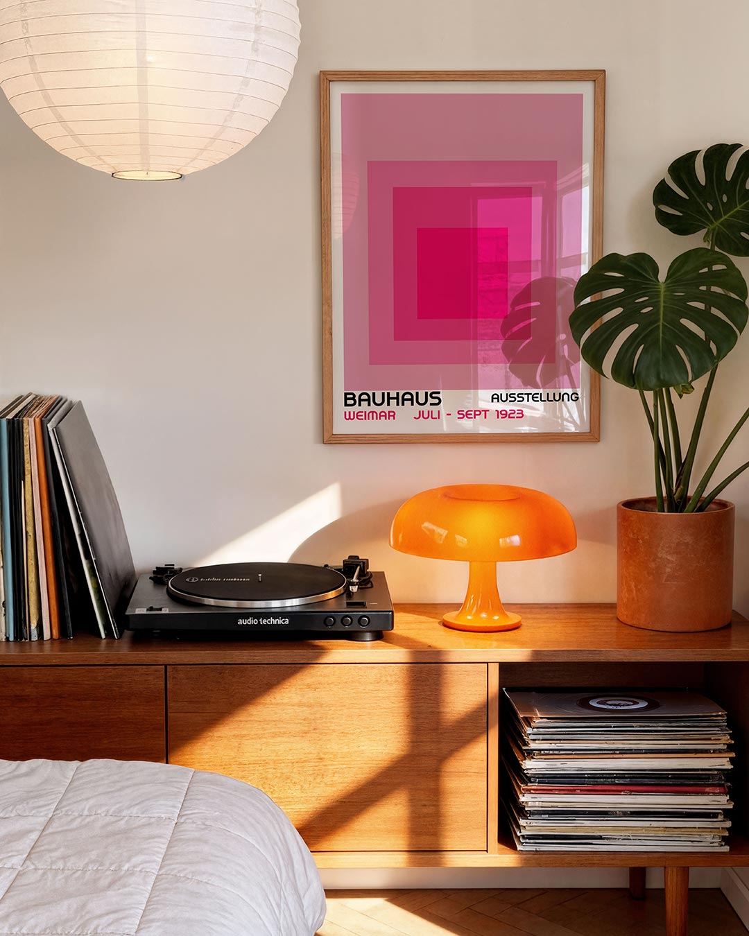 Vorm en kleur – moderne Bauhaus wandkunst als poster