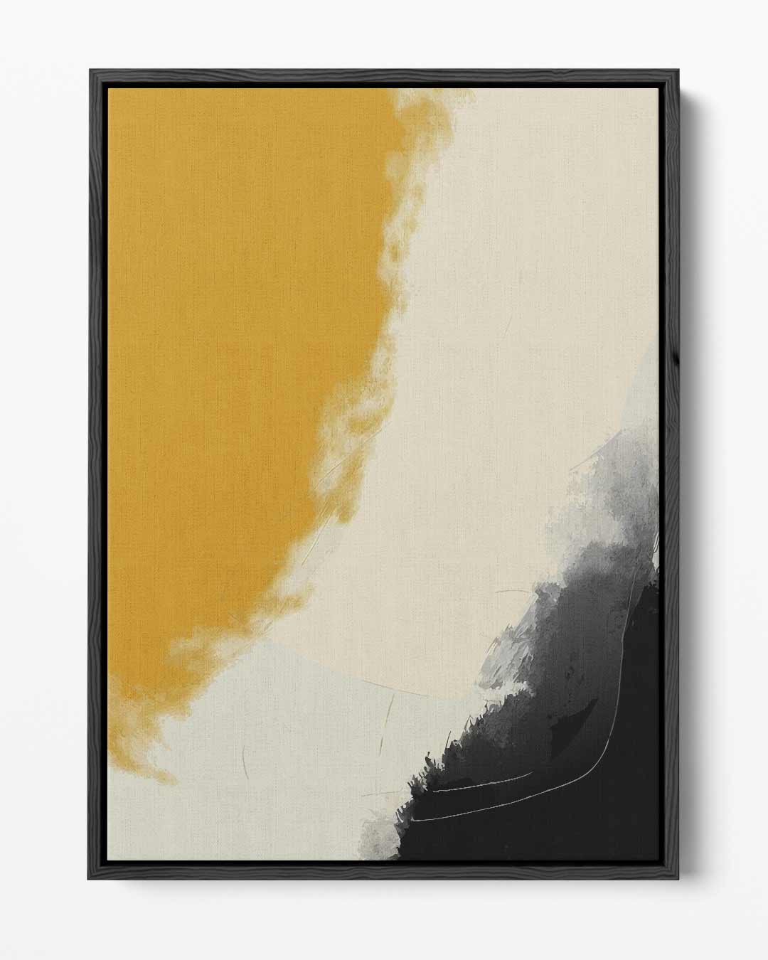 Warm Aards Abstract – portret kunstwerk als wanddecoratie