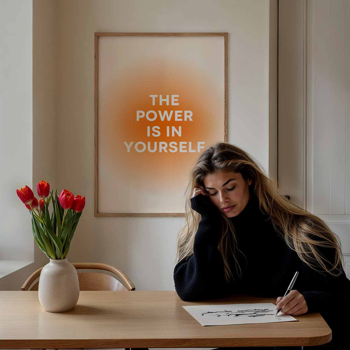 Motivational Power – mindful portret poster, afbeelding 7