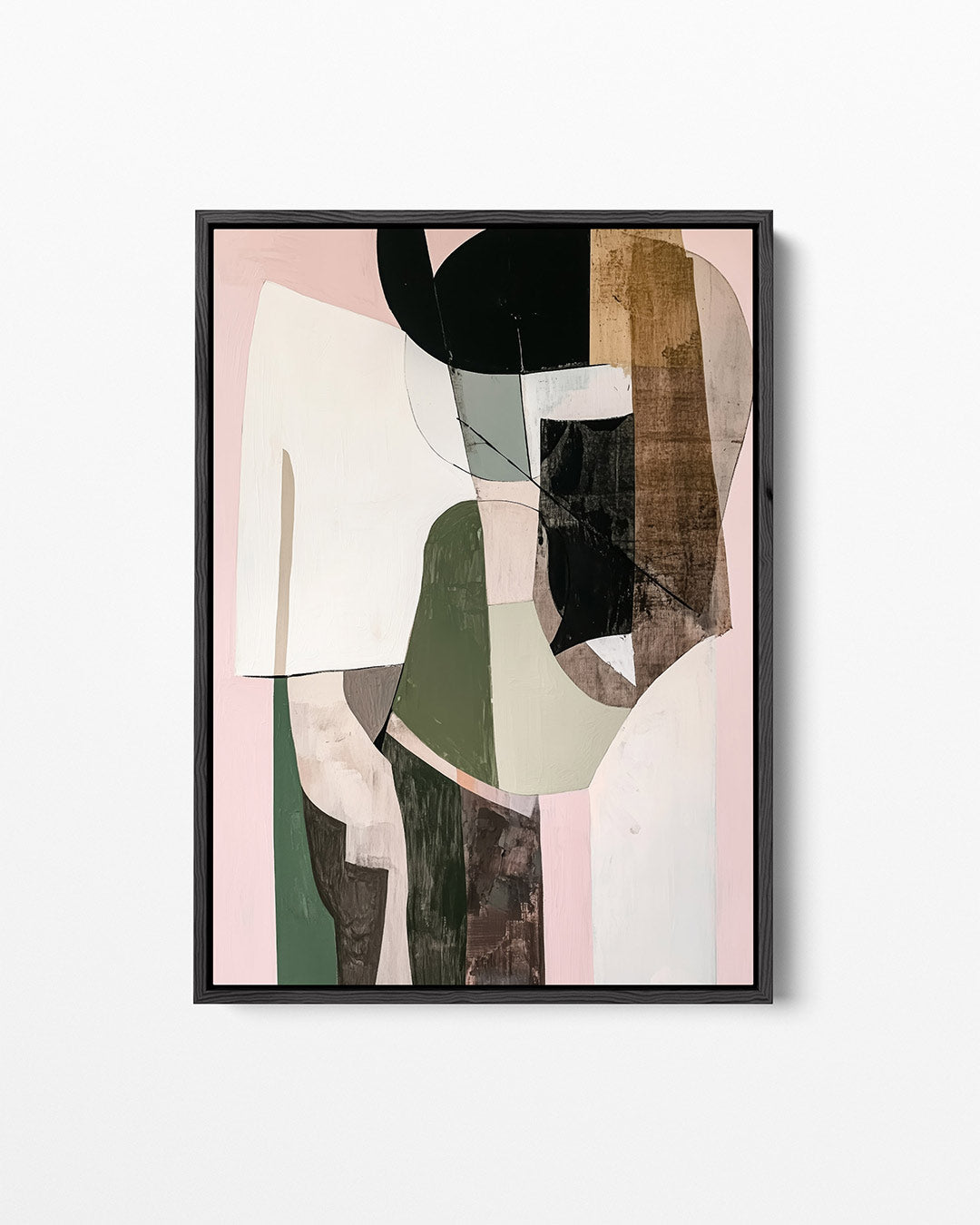 Organische vormen compositie – staand wanddecoratie kunstwerk