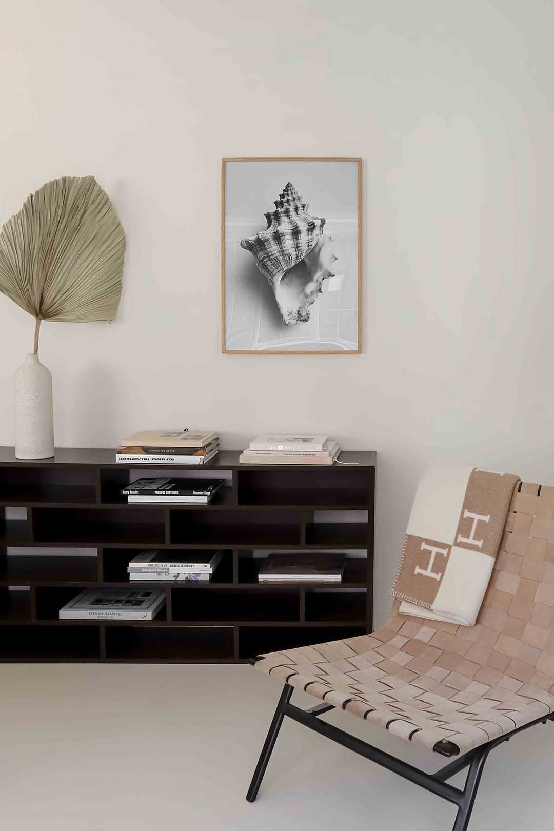 Schelp – natuur poster in staand formaat