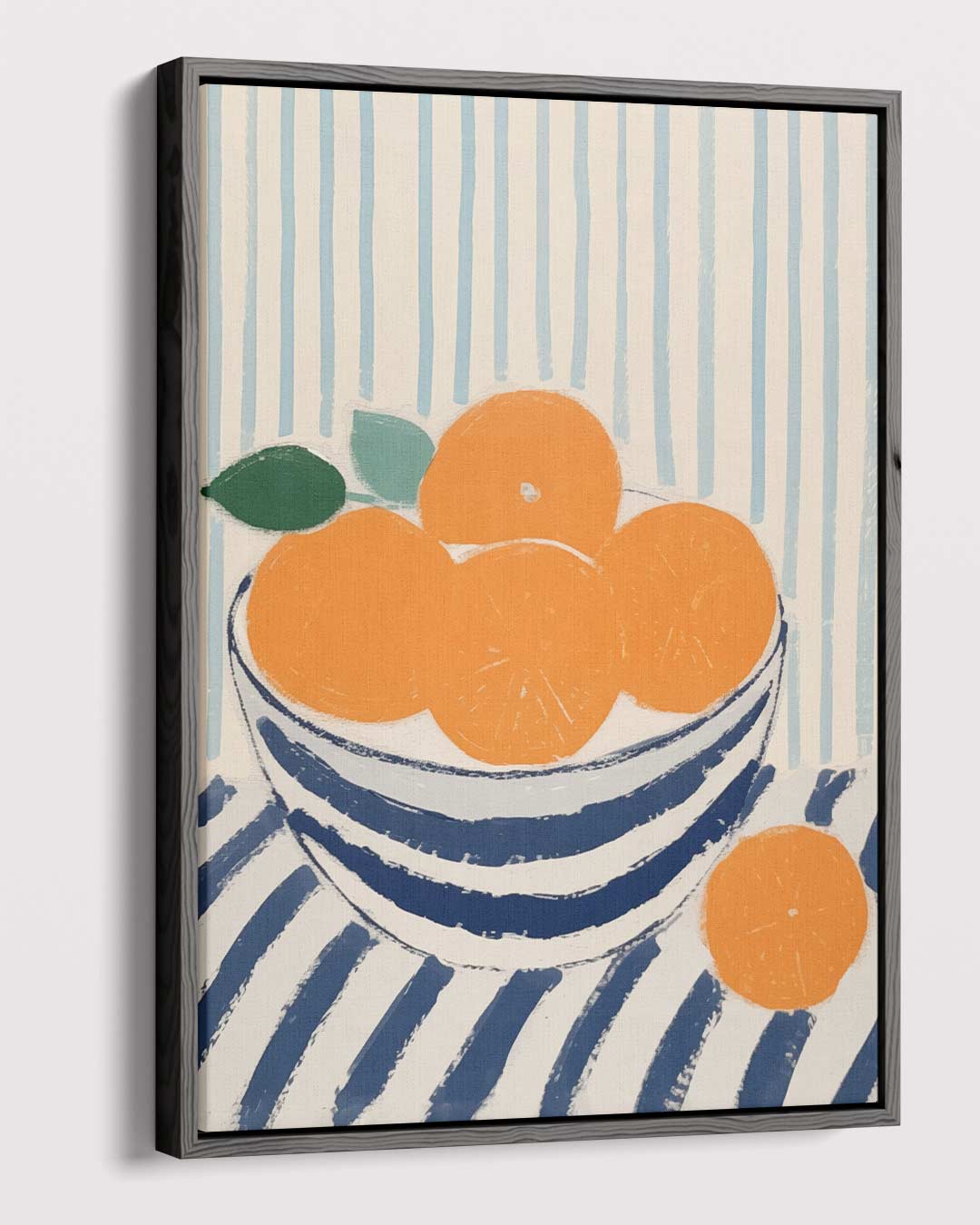 Zomers Stilleven met Mandarijnen – dibond kunstwerk als wanddecoratie