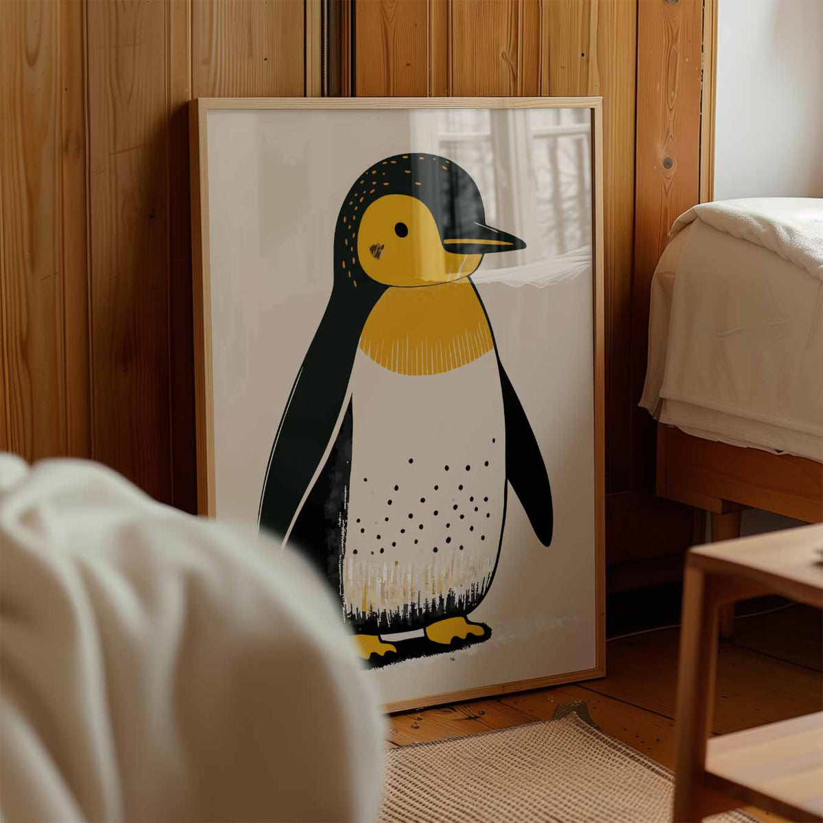 Schattige Pinguïn – kinderposter in staand formaat