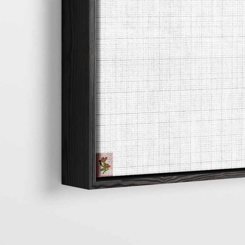 Bloemen in Abstracte Vormen – dibond wanddecoratie in staand formaat