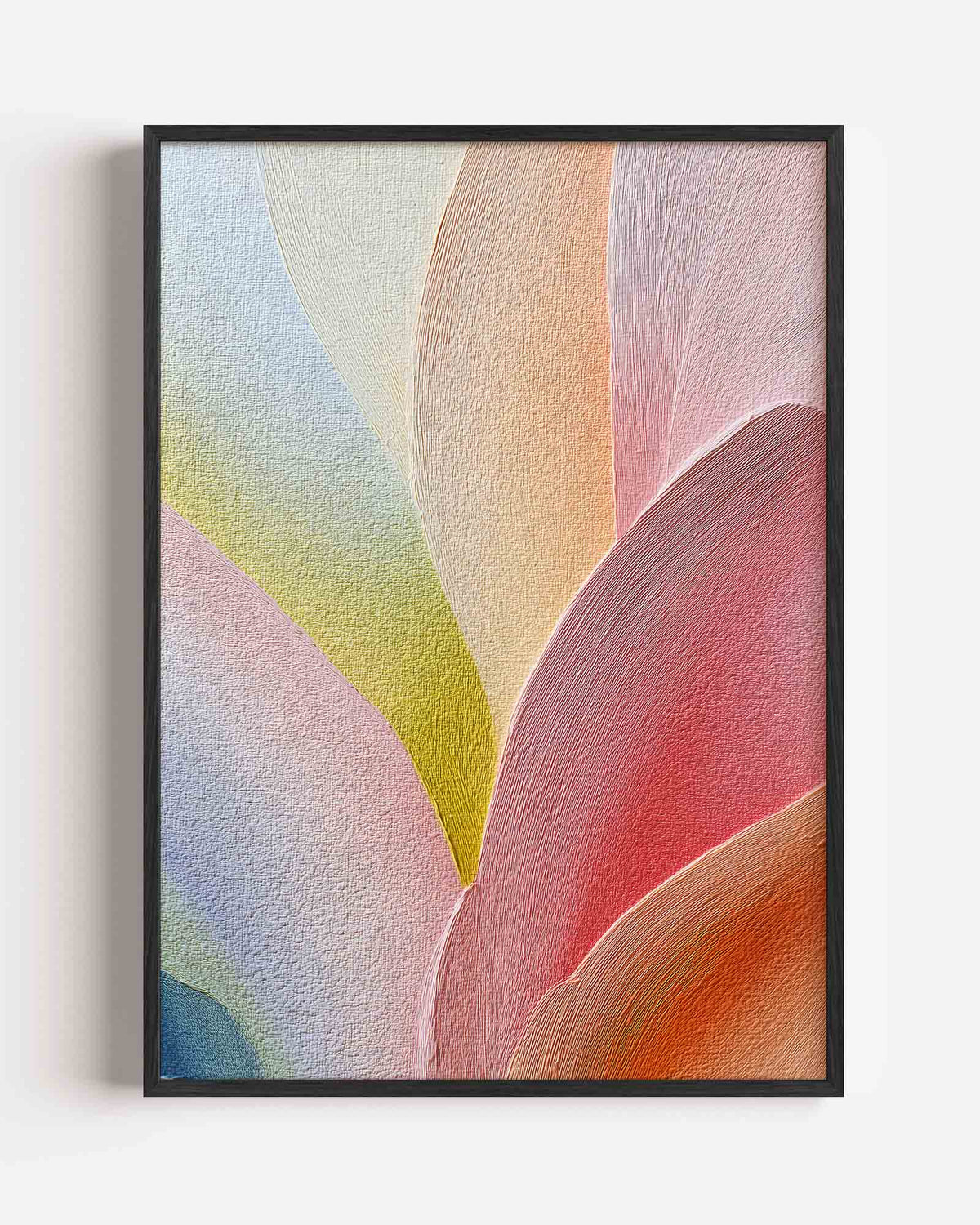 Abstracte vormen – abstracte portret poster als wanddecoratie