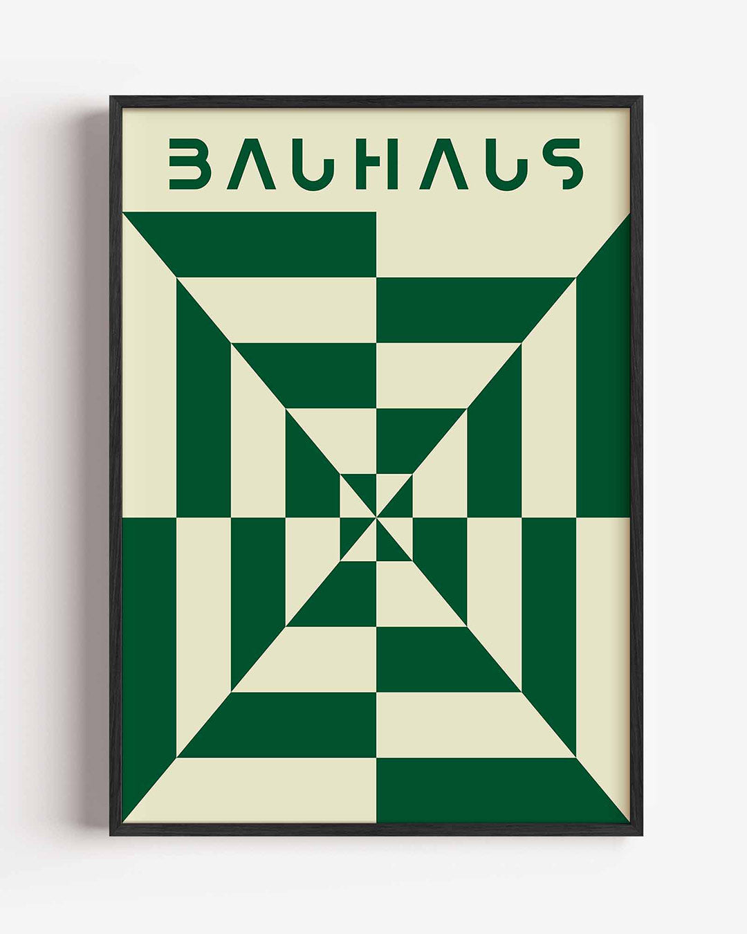 Vorm en balans – staande Bauhaus poster als wanddecoratie