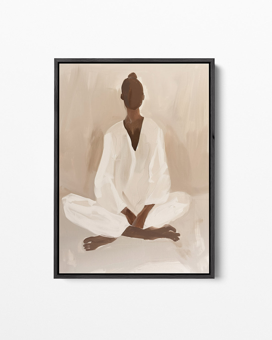 Zittende vrouw – staand wanddecoratie kunstwerk