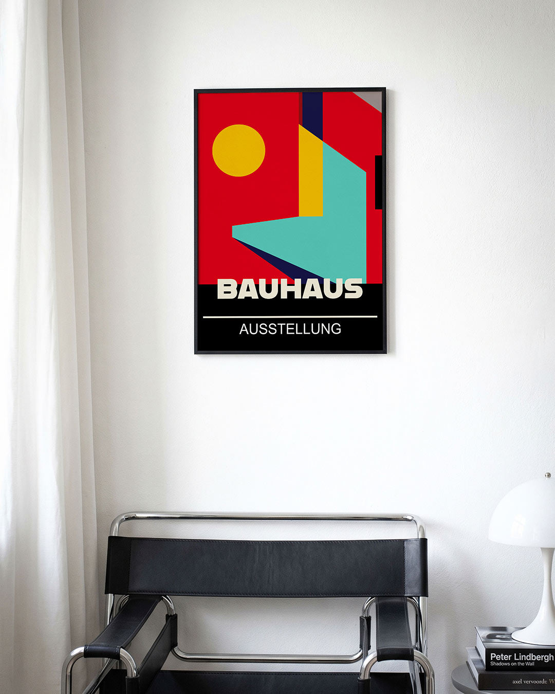Abstracte – moderne Bauhaus wandkunst als poster