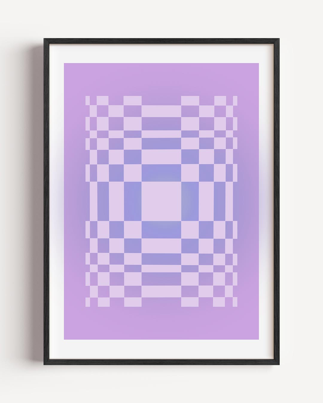 Stijlvolle Pastel Illusie – moderne portret poster als wanddecoratie