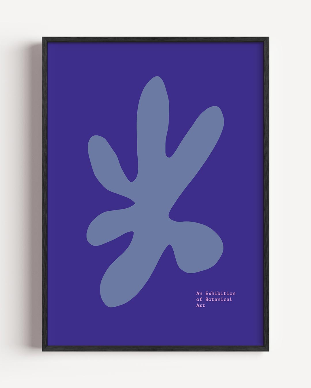 Botanische Kunsttentoonstelling – kleurrijke abstracte portret poster als wanddecoratie