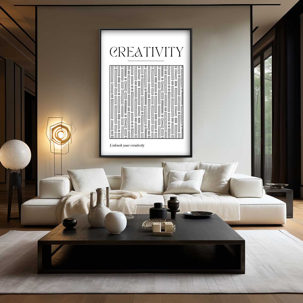 Creatieve Inspiratie Poster – dibond wanddecoratie in staand formaat