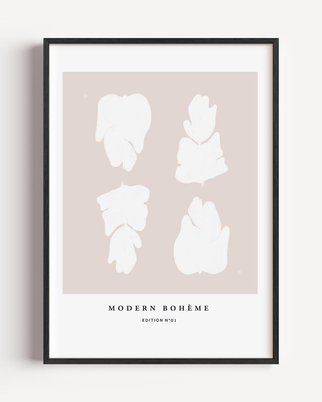 Modern Boho Bladeren – boheme portret poster als wanddecoratie