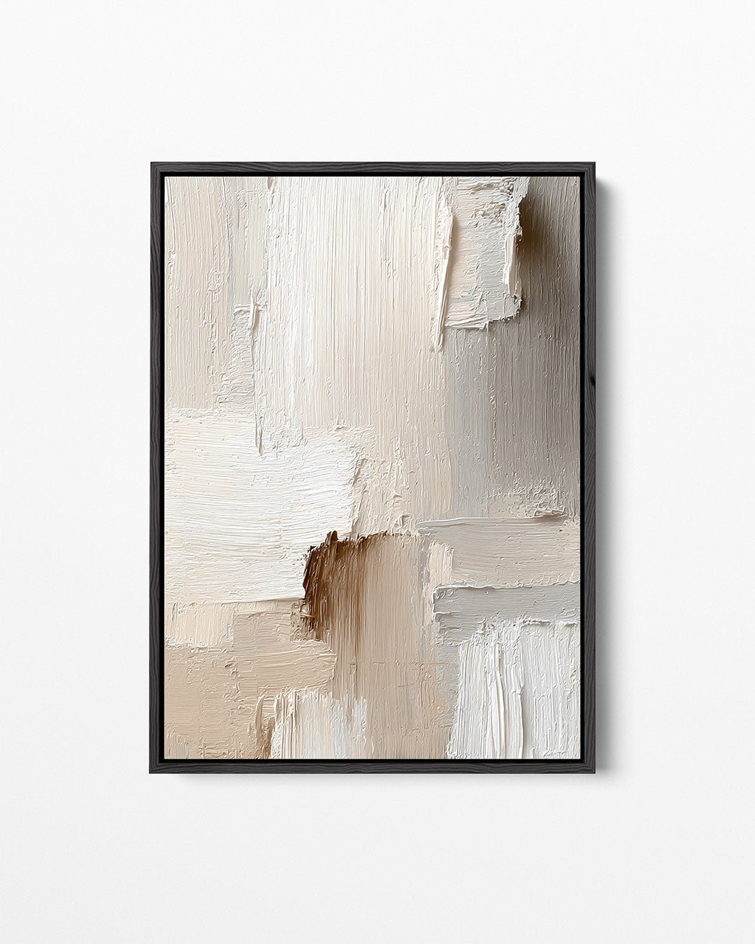 Textuur in neutrale kleuren – staand wanddecoratie kunstwerk