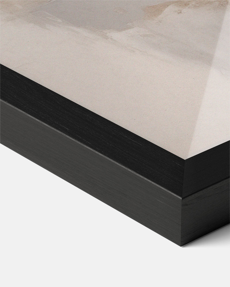Abstract Gold & Beige – staande muurposter voor kerst
