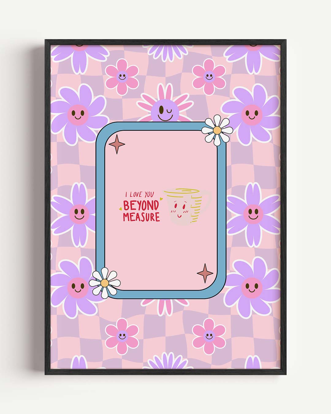 Liefdevolle Bloemen – zomer portret poster als wanddecoratie