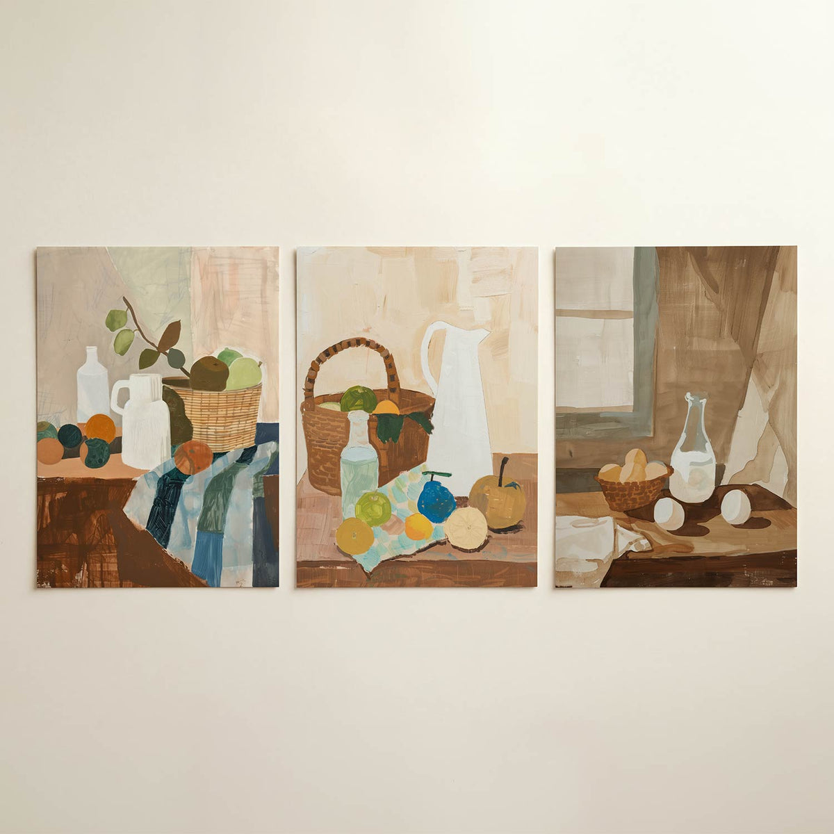 Vorm en balans posterset – detailweergave – deze driedelige postercombinatie toont een speelse
