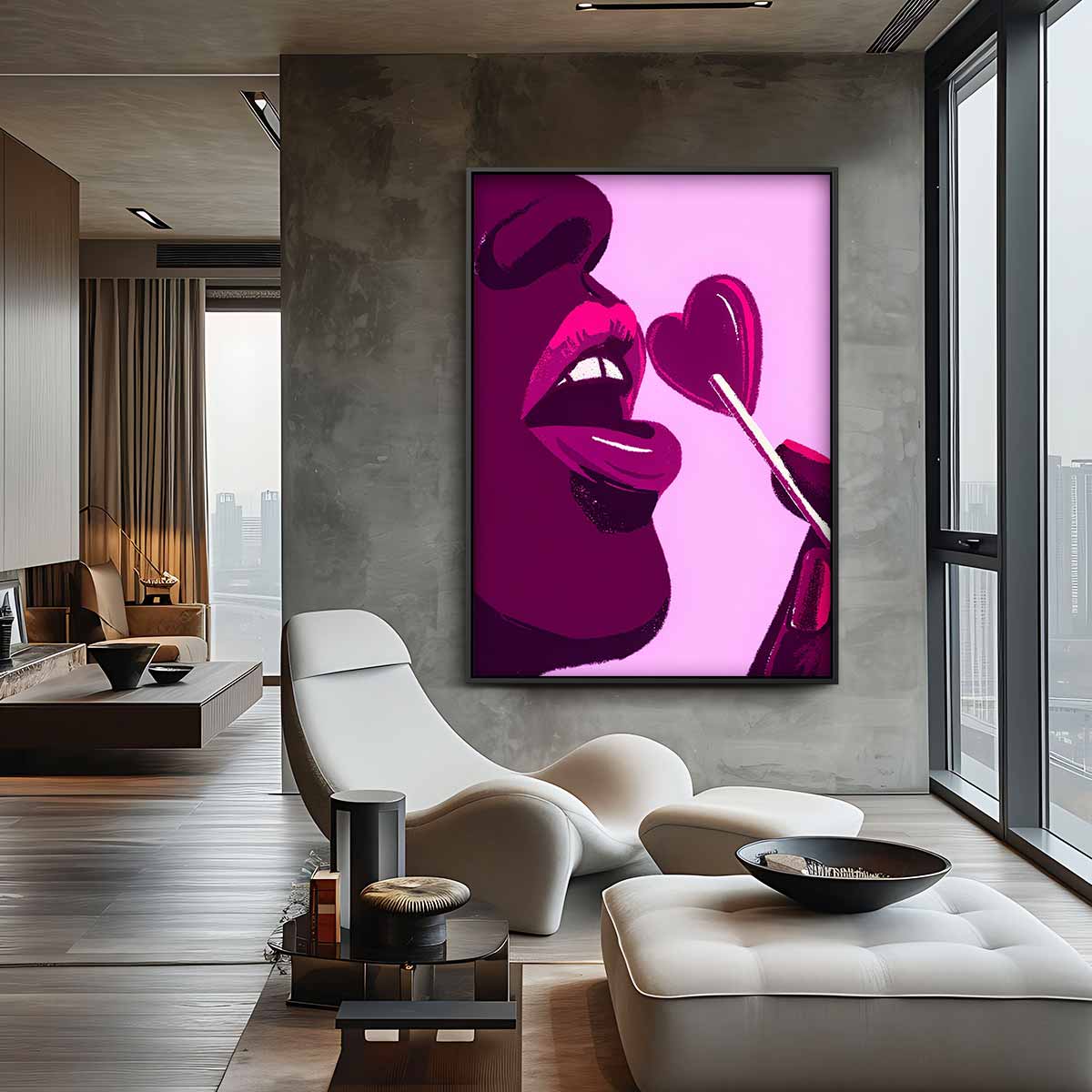 Zoete Verleiding – staande wandkunst voor woonkamer of interieur