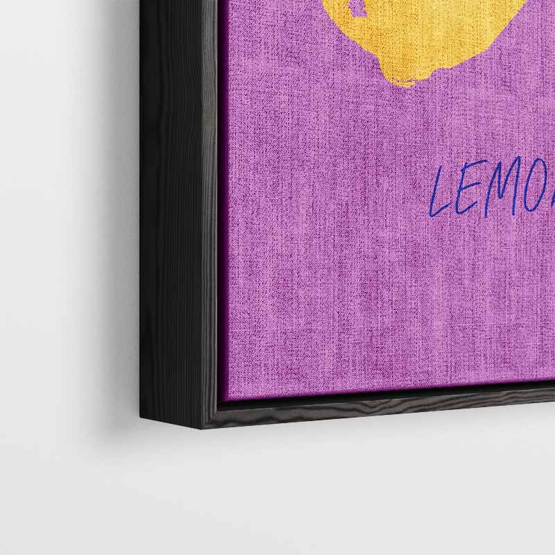 Easy Peasy Lemon Squeezy Poster – plexiglas wanddecoratie in portret formaat