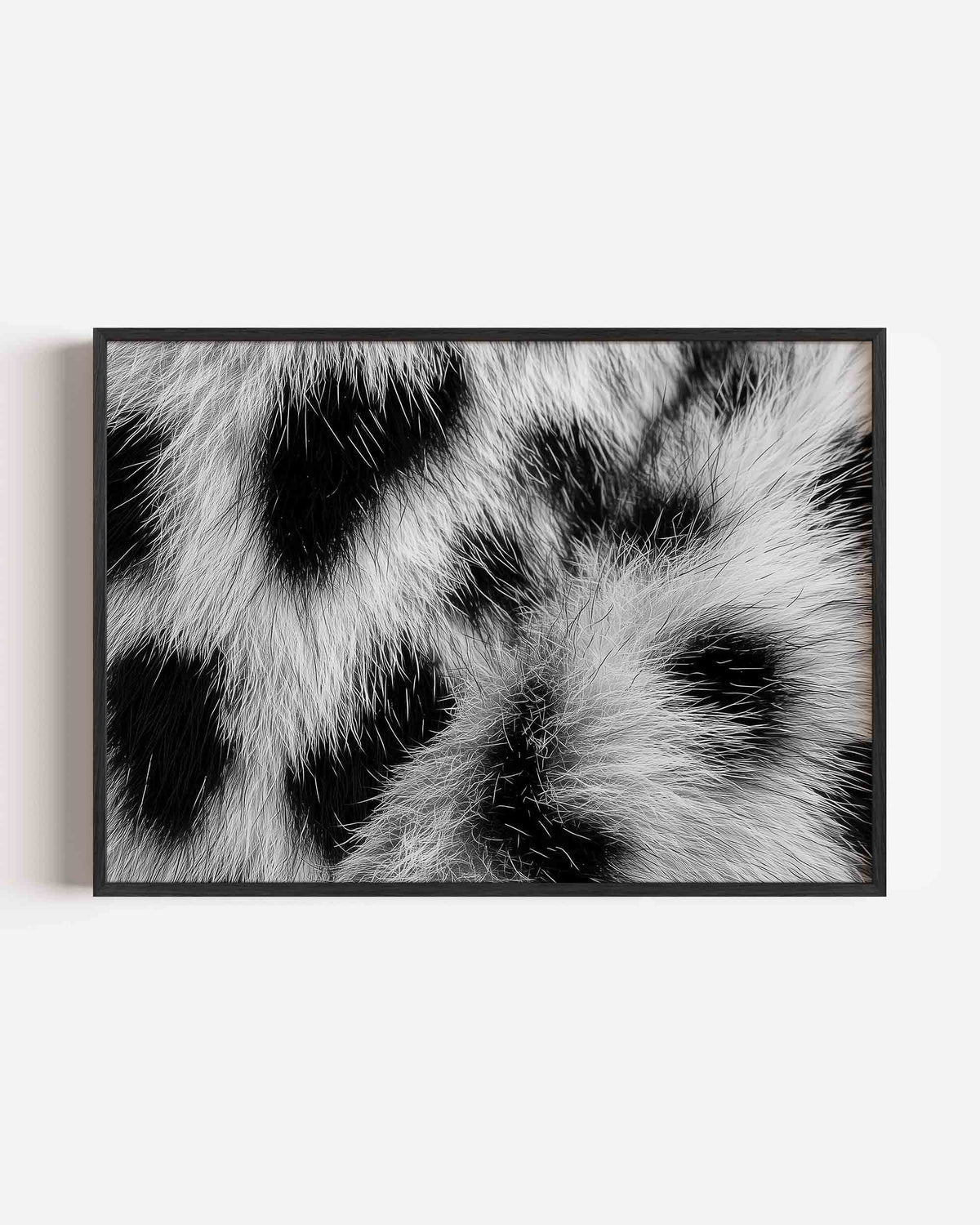 Zwart wit vachtpatroon – jungle landscape poster als wanddecoratie