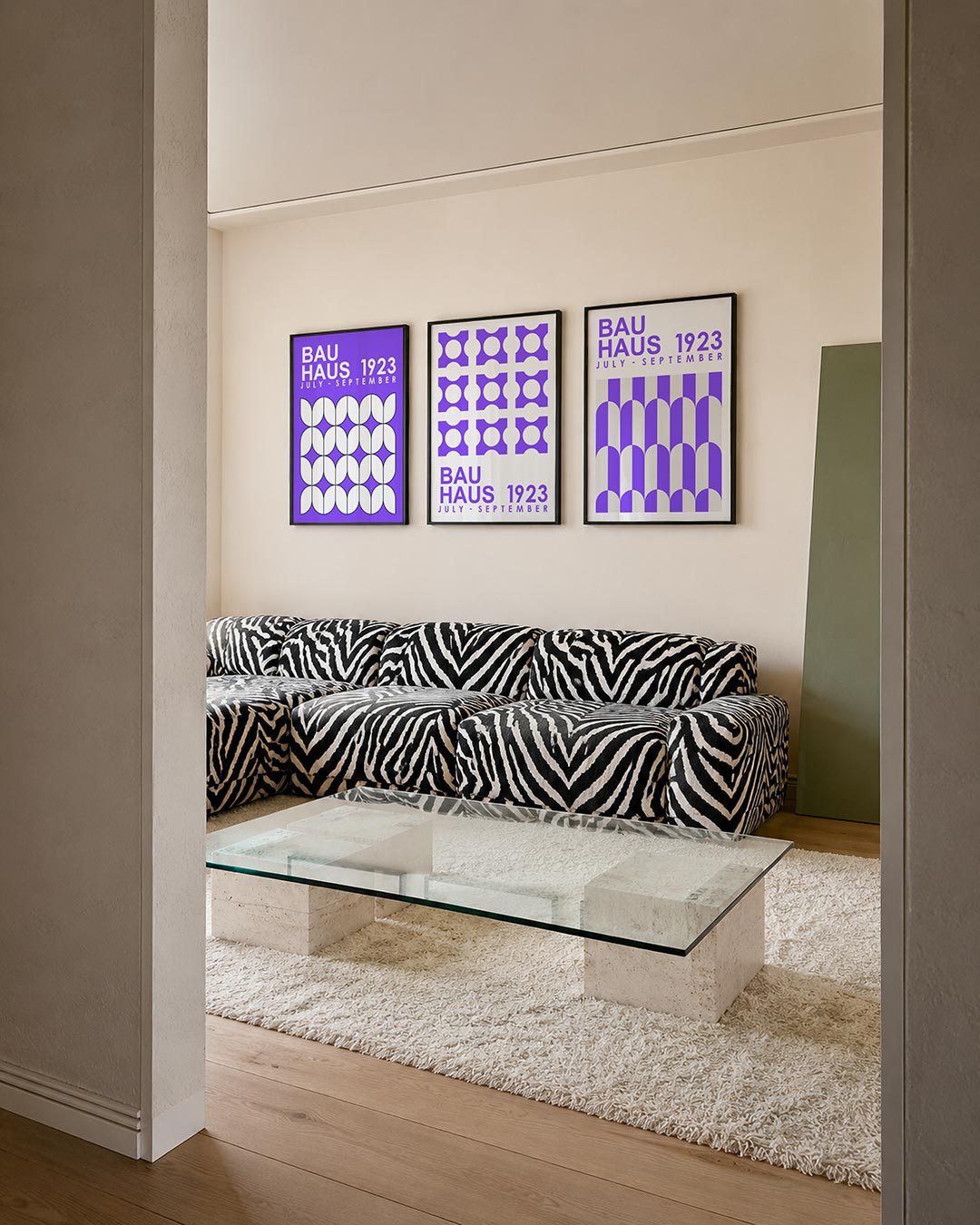Vorm en kleur posterset – tweede productweergave – deze posterset in drie delen toont een speelse