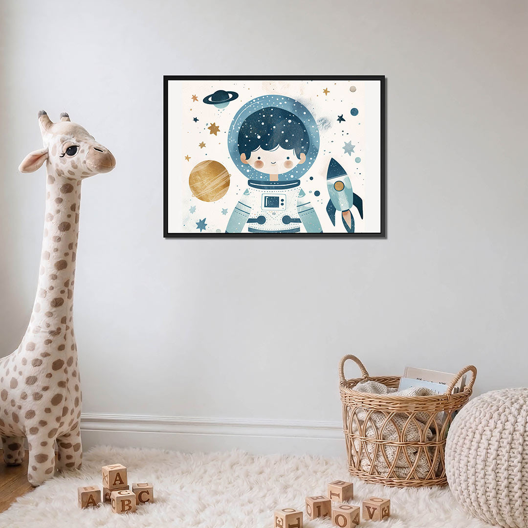 Speelse ruimte illustratie – Kinder kunstwerk – detail van het kunstwerk