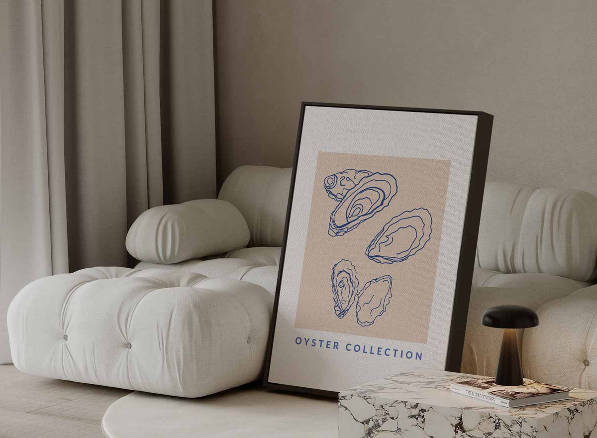 Oyster Collection Wanddecoratie – plexiglas wanddecoratie in portret formaat