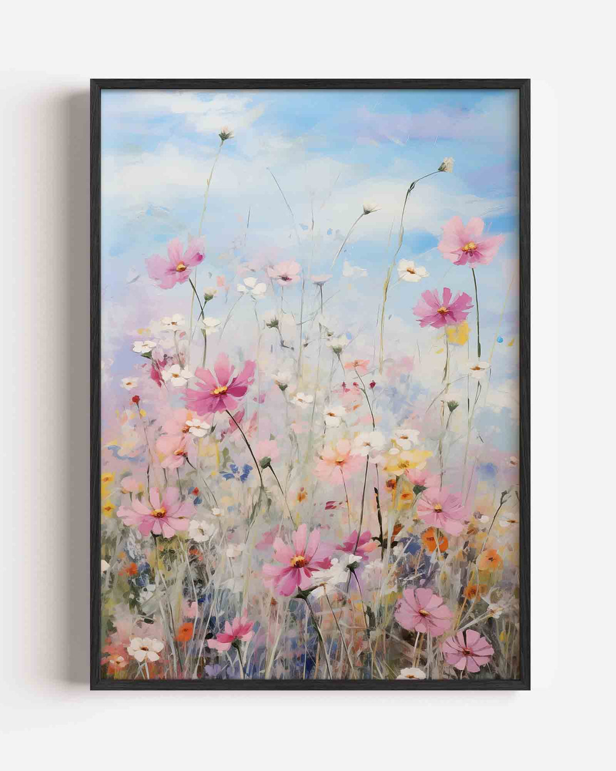 Bloemenveld – bloemen portret poster als wanddecoratie