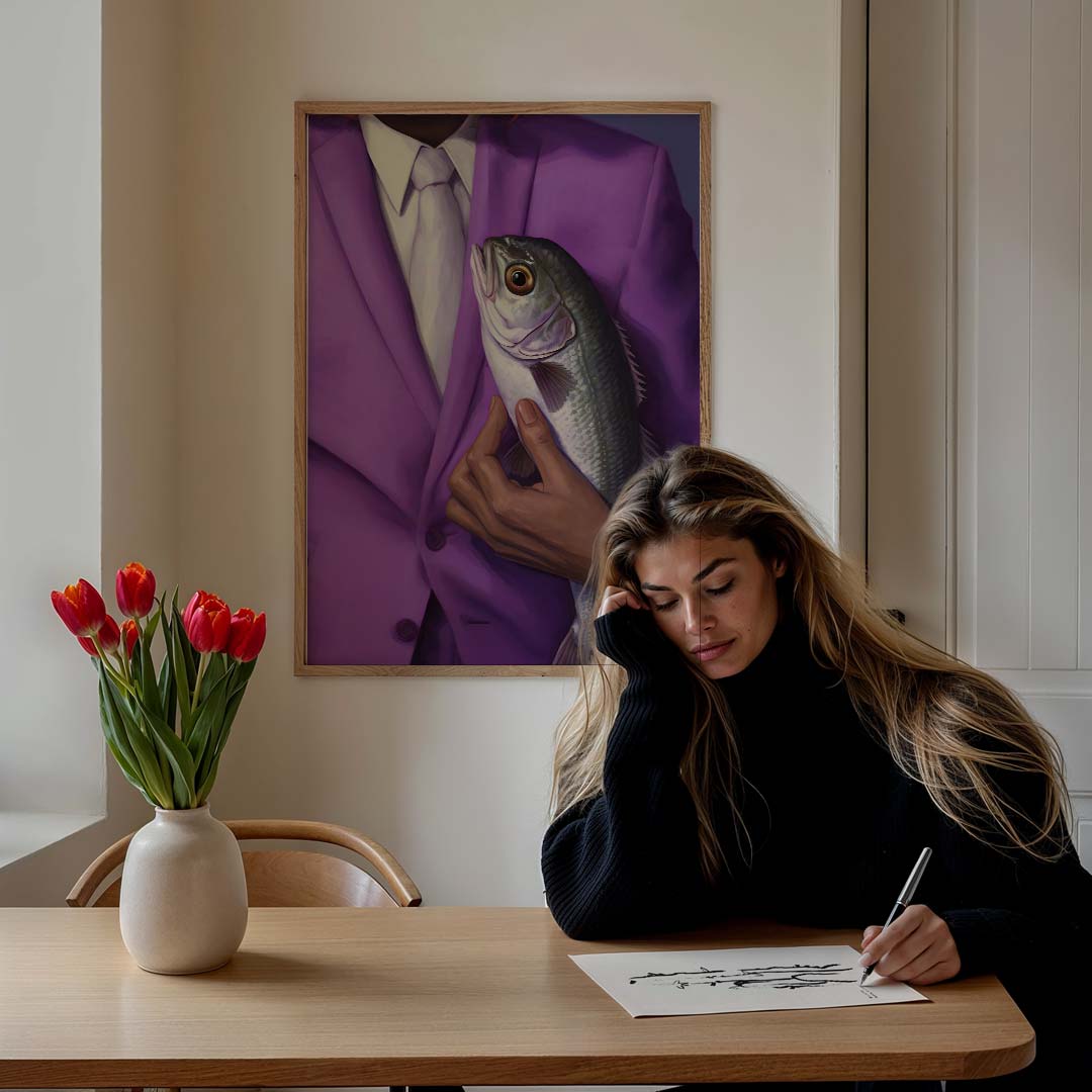Fashion Meets Nature – staande muurposter met dierenthema