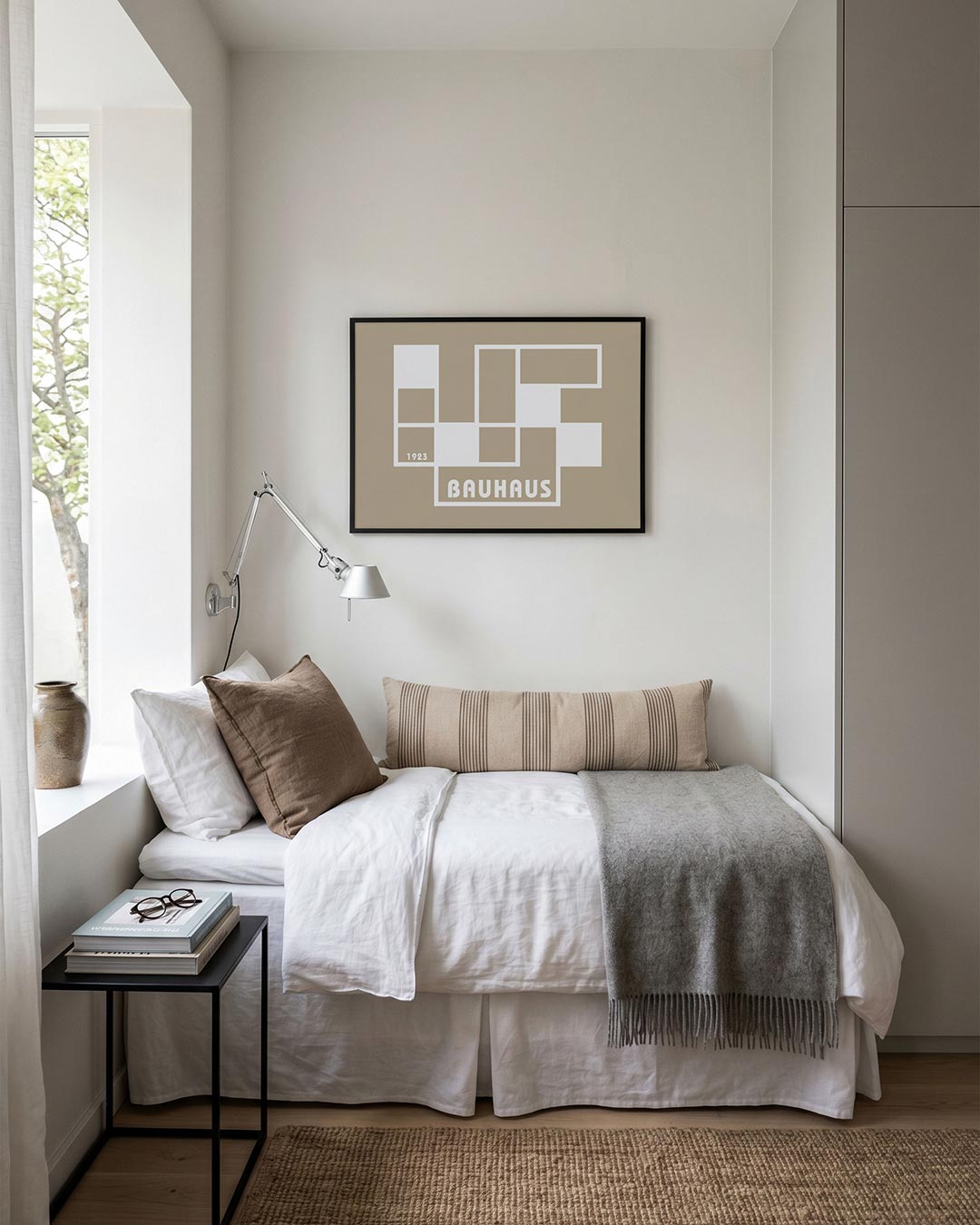 Vorm en vlakverdeling – moderne Bauhaus wandkunst als poster