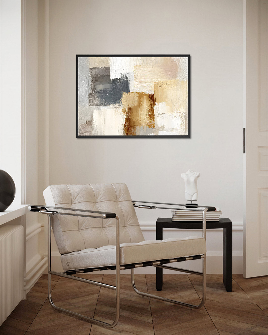 Gelaagde kleurvlakken – kunstwerk op canvas, dibond of plexiglas