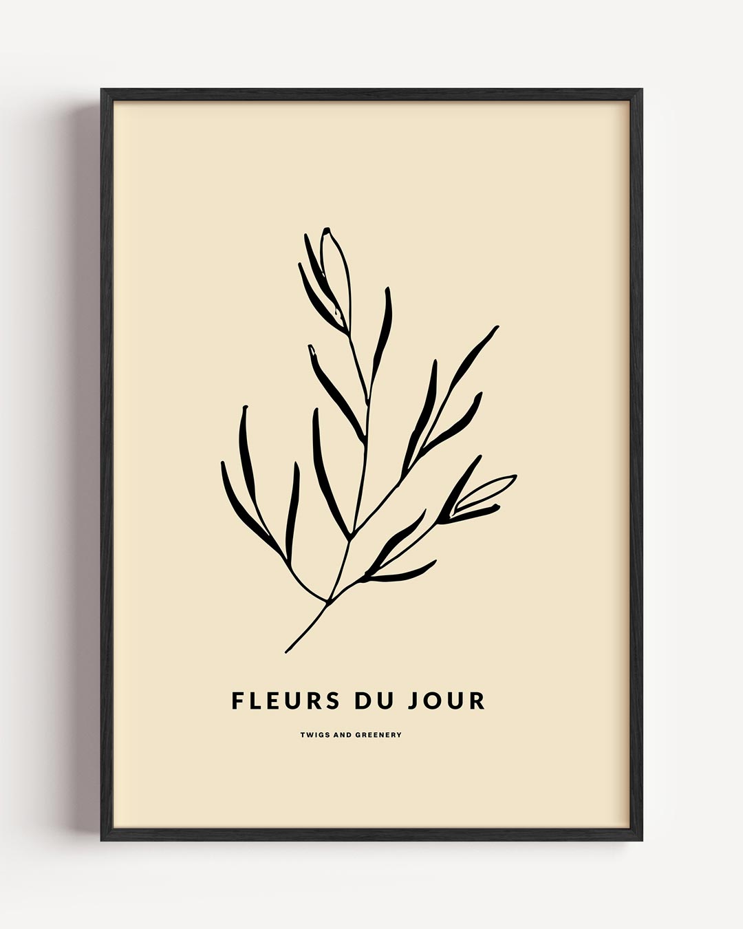 Botanische Elegantie – keuken portret poster als wanddecoratie
