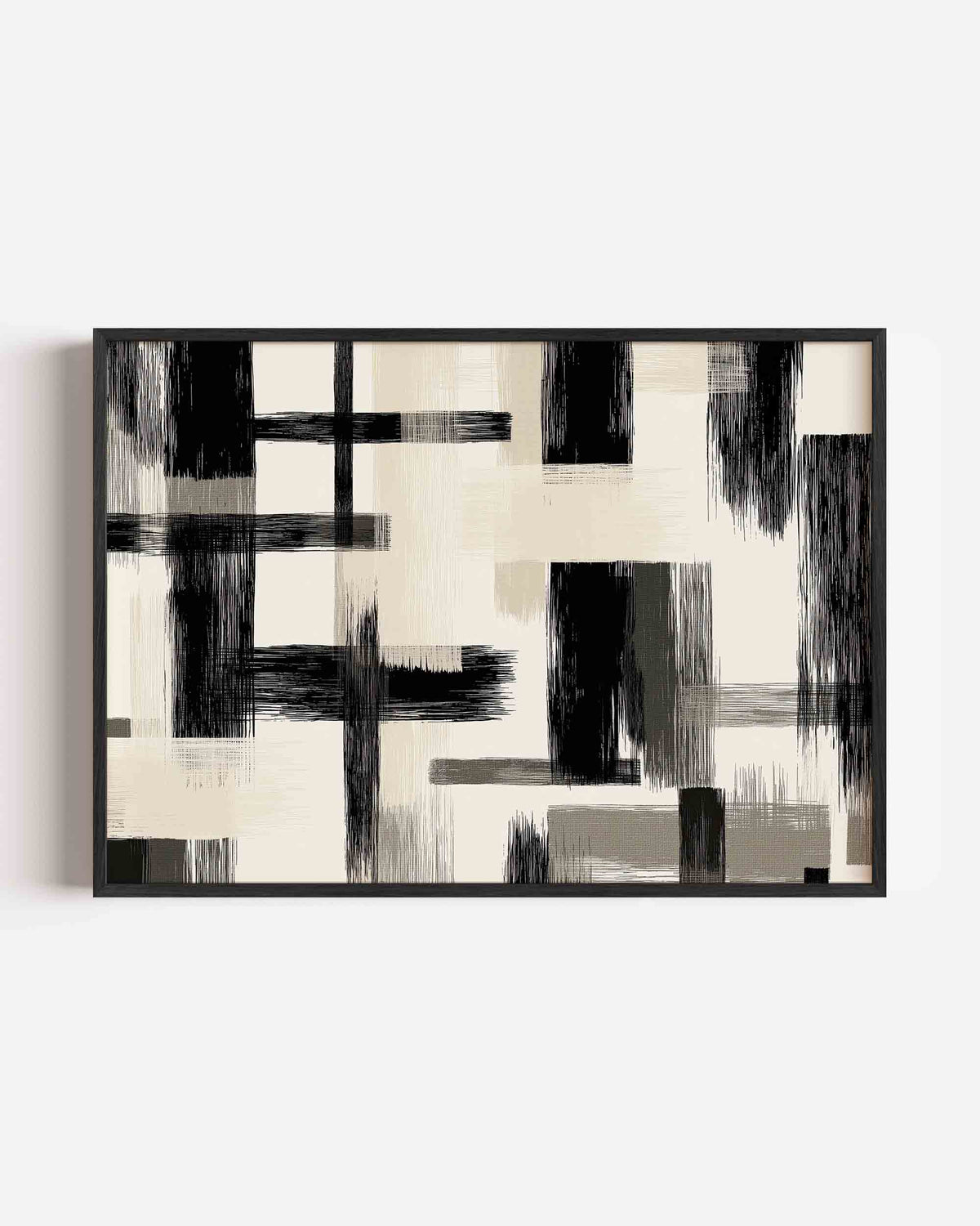 Abstracte lijnen – abstracte landscape poster als wanddecoratie